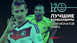 ТОП ⚽ЛУЧШИХ БОМБАРДИРОВ НА ЧЕМПИОНАТАХ МИРА