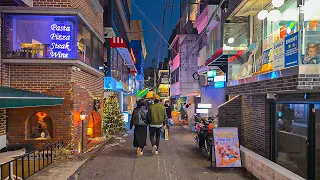 Saturday Night Walking on Yeonnam-dong Street | Seoul Travel Guide 4K HDR