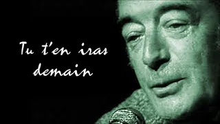 TU T’EN IRAS DEMAIN – version instrumentale avec paroles