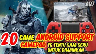 20 GAME ANDROID YG SUPPORT GAMEPAD!!! CEK LANGSUNG GAS MAIN