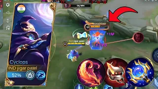 WTF DAMAGE !! Try This 1 Hit Damage Build For Cyclops !! Cyclops Mobile Legends