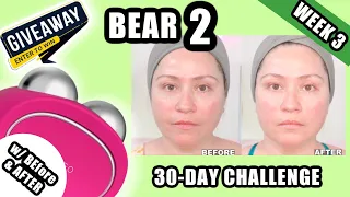 FOREO BEAR 2 | WEEK 3🔸 30-DAY CHALLENGE | DEMO + BEFORE & AFTERS #foreo #bear2