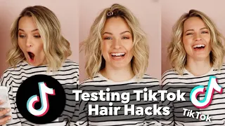 Hairstylist Tests Tik Tok Hair Hacks... *SHOCKED by the results* - Kayley Melissa