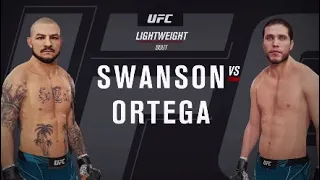 Cub Swanson VS Brian Ortega UFC 4 Full Fight