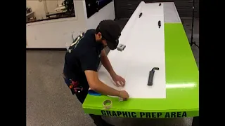 Pre- Paneling A Full Graphic Vehicle Wrap