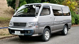 1996 Toyota Hiace Super Custom Limited Turbo Diesel 4WD (USA Import) Japan Auction Purchase Review