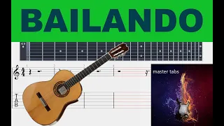 BAILANDO | ENRIQUE IGLESIAS | Guitar Tab| #Mastertabs#BestFreeYoutubeMusic#FREE GUITAR TABS FOR ALL