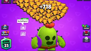 SPIKE NONSTOP to 750 TROPHIES! Brawl Stars