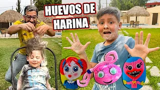 Lucha de Huevos con Harina | Family Juega