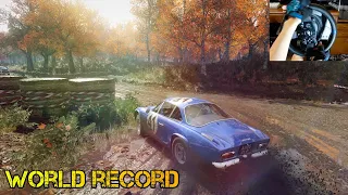 World Record #16 |  Alpine A110 - Thrustmaster T300RS Gameplay | DiRT Rally 2.0