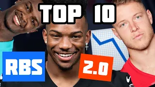 Top 10 Running Backs... update: Christian McCafffrey 5???