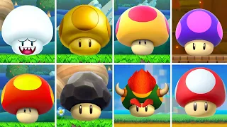 Все специальные грибы в New Super Mario Bros. U