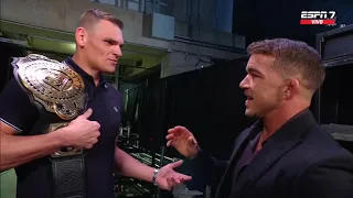 Chad Gable confronta a Gunther en Backstage  - WWE Raw 04/03/2024 (En Español)