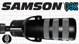 Samson Q9X - Broadcast Dynamic Microphone - Test / Review - NOT LIKE THE Q9U Except The Build