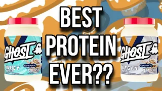 GHOST x Cinnabon Protein REVIEW! Whey And VEGAN
