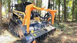 COLESLAW CARNAGE! TMC CANCELA MULCHER TURNING NASTY WISTERIA INTO WOODCHIPS!