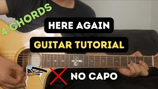 Here Again I Guitar Tutorial (no capo) I @elevationworship