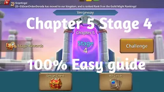 Lords mobile Vergeway Chapter 5 Stage 4 easiest guide