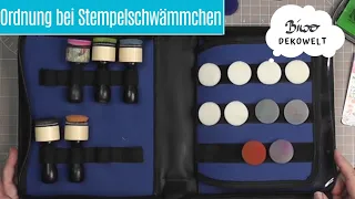 Endlich Ordnung bei den Stempelschwämmchen Crafts too