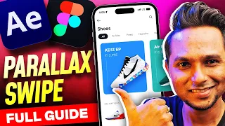 Figma After Effects UI Animation | Parallax Motion Design Tutorial 💡 | Saptarshi Prakash