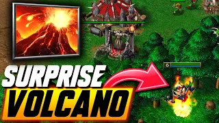 SECRET VOLCANO Prank! - WC3 - Grubby