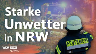 Unwetter: So stark war NRW vom Sturm betroffen | WDR aktuell