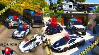 GTA 5 - Stealing RARE POLICE CARS With Franklin | (Real Life Cars #139)