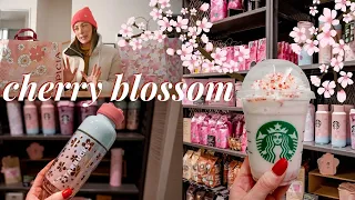 Cherry Blossom *sakura* shopping haul! My adventure to buy Starbucks Japan 2021 Sakura collection