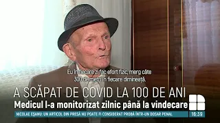 Cel mai bătrân pacient VINDECAT de COVID-19 din Moldova are 100 de ani
