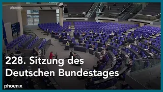 228. Sitzung des Deutschen Bundestages