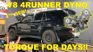 4TH GEN 4RUNNER V8 DYNO! 4.7L V8 DYNO, TOYOTA 2UZ-FE DYNO! 2004. 2003-2009. 4WD/AWD