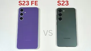 Samsung Galaxy S23 FE vs Galaxy S23 Speed Test and Camera Comparison