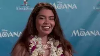 Moana: Auli’i Cravalho Casting Announcement Press Conference & Interviews | ScreenSlam