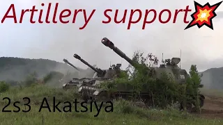 2s3 Akatsiya in Action💥 Russian artillery💥