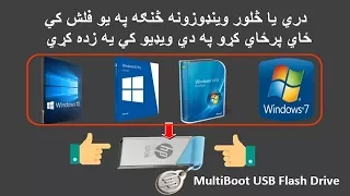 How to create multiboot USB flash drive  windows vista/ 7 / 8 /10