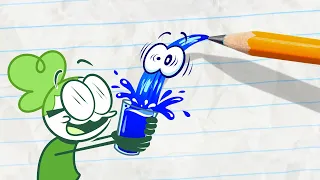 "Splashes To Splashes Dust To Dust" | Pencilmation Cartoons!