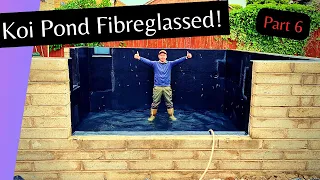 Did We Manage to Fibreglass our STUNNING BACKYARD Koi Pond? *Part 6*