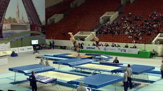 United States of America 2 (USA) W - 2018 Trampoline Worlds, St. Petersburg (RUS) - Q. Synchro R2