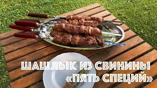 Шашлык из свинины в маринаде "Пять специй". Простой рецепт необычного шашлыка.