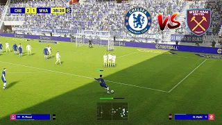 🔥 eFootball 2022 - Chelsea vs West Ham Full Match | Premier League | PS5 Gameplay (4K 60FPS)