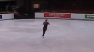 Mirai Nagasu (USA) - Triple Axel in Practice at Nebelhorn Trophy; Oberstdorf, Germany; 23-09-13