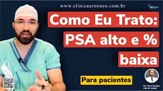 Como Eu Trato: PSA alto e Porcentagem livre e Total Baixa. Quando fazer biópsia da próstata?