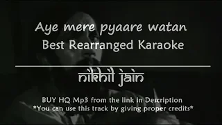 Aye mere pyare watan | Kabuliwala | Manna dey | Best rearranged karaoke | Independence day