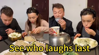 couple food Cutest Husband and Wife Doing Funny Moment