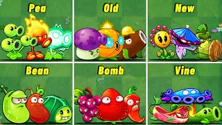 PvZ2 - 6 Best Plant Teams Power-Up! - Which Plants Team Will Win ?