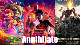 Annihilate - Mario movie Across the Spider-verse Rise of the Beasts - AMV