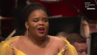 NEUE STIMMEN 2019 - Final: Nombulelo Yende sings "E Susanna non vien…/Dove sono i bei momenti"