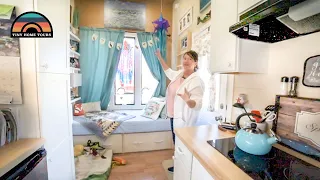 After Suffering Loss She Moved In Her Custom Tiny House - Finding Peace By Living Simply