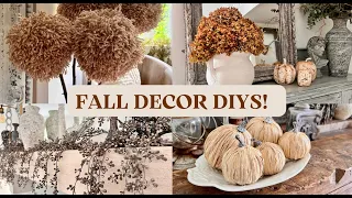 FALL DIY DECOR ~ HIGH-END FALL DECOR ~ HOME DECOR ON A BUDGET