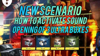 Massive warfare: Opening 3 ULTRA BOX- novo cenário - como ativar o som